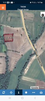 Kırklareli/ Merkez Kayalı Köyü Satılık Tarla.