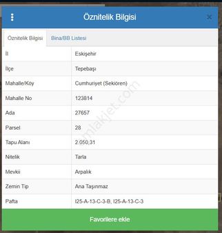 Cumhuriyet Sekiören Mahallesinde 2 Dönüm Satılık Tarla