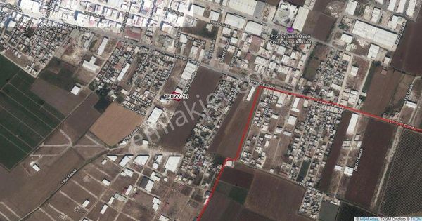 Mobilyacılar Sitesi Sanayi İmarlı 1192 Metre Satılık Arsa