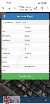 Pursaklar Saray Da Satılık İmarlı Arsa