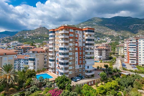 Alanya Cikcilli 2+1 120m2 Eşyalı Deniz Manzaralı Aktiviteli Site İçerisinde Satılık Daire !!