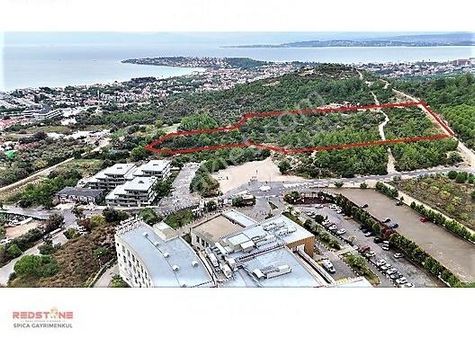 Çeşme Devlet Hst.yanı Deniz Manzaralı Harika Konumda Arazi