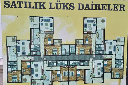 Şemikler'de Kat Ve Cephe Seçenekli Sıfır 2+1 Daireler