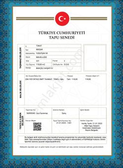 Tokat Niksar Merkez De Bina Tapu Sahibi Perta Emlak Ümit Tahmaz