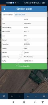 Güneş Emlaktan Satılık Tarla
