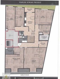 Tunalı Mahallesinde Satılık Sıfır 6+1 Dubleks Proje Daire