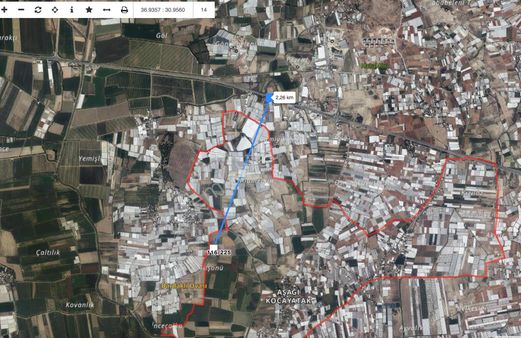 Tek Tapu Harika Konumda 2003 M2 Tarla Yerleşim Yerine 500metre