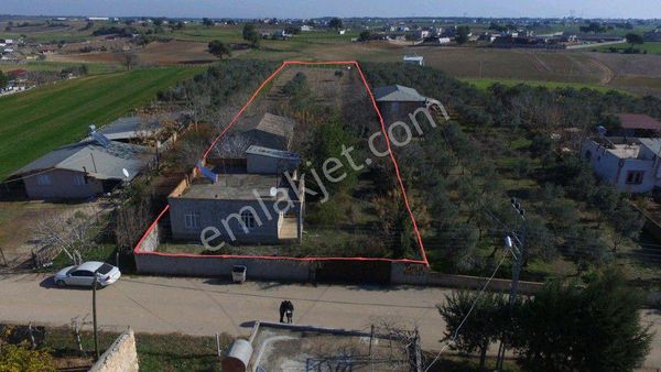 Adana Sarıçam Mustafalar'da 4332m² Tek Tapu Arsa + Müstakil Ev