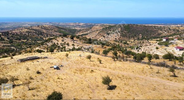 Ayvacık'ta Panoramik Ege Manzaralı Köyiçi İmara Bitişik 2.983m²