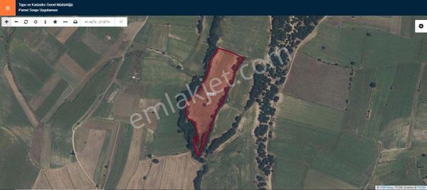 Saray Küçükyoncalı'da Çaplı Muvafakatnameli 529m2 Satılık Tarla.