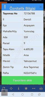 Acıpayamda Antalya Yoluna Sıfır Köşebaşı Ticari Arsa