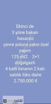 Altın Emlak'tan Ekincide Üç Yöne Bakan Lüx Daire