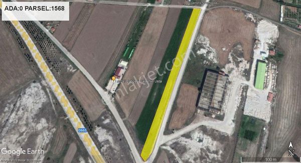 Karapazar Mahallesi Derbentte Hobi Bahçesine Uygun Satılık Tarla