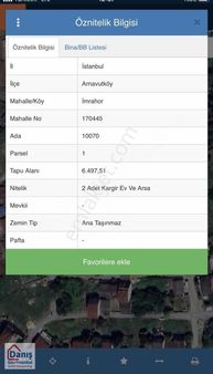 Arnavutkoy Imarlı Ikı Hısse 90 M2 Arsa Ay Sonuna Son Fıyatı
