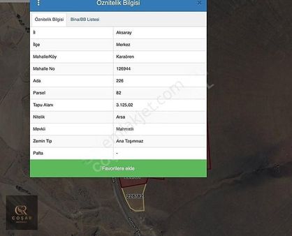 Kaçırılmaz Fırsat Satılık Ticari Arsa Helvadere Yoluna Sıfır