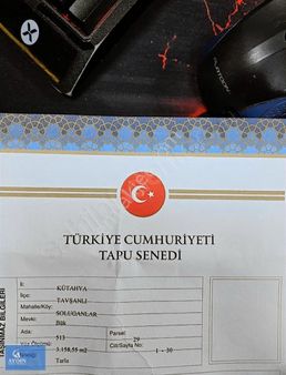 Sahibinden Kütahya Tavşanlı-balıköy Asfalt Üzeri 3158m2 Satılık