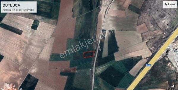 İnönü Tutluca Mahallesinde Satılık Tarla