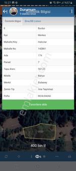Burdur Merkez Halıcılar Köyünde Arsa Ve Tarla