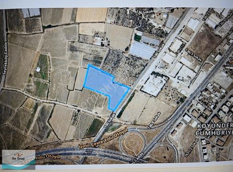 İzmir Menemen Çevre Yoluna 1 Parsel Mesafede 20546m2 Kupon Arazi
