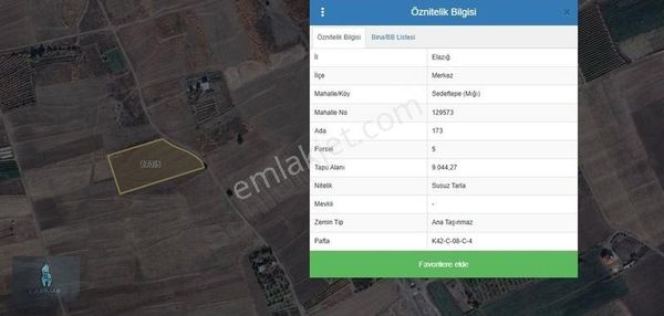 Lg'den Sedeftepe'de Baraj Manzaralı 9.044 M2 Arazi