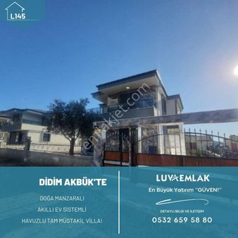 Didim Akbük Te Tam Müstakil Özel Havuzlu 4+1 Villa