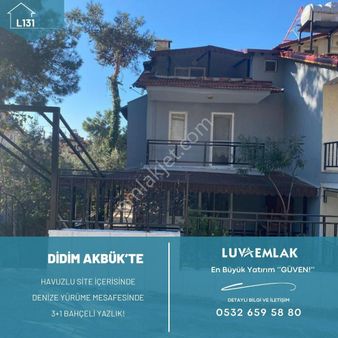 Didim Akbük Te Denize Yürüme Mesafesinde Ortak Havuzlu 3+1 Yazlık