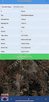 Bursa/mustafakemalpaşa/atariye Fırsat Tarla