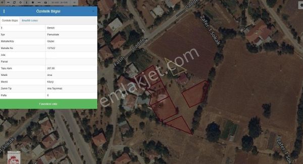 Ayşahtan Kekiğin Ve Lavantanın Başkenti Pamukkale Gözlerden İmarlı Arsalar