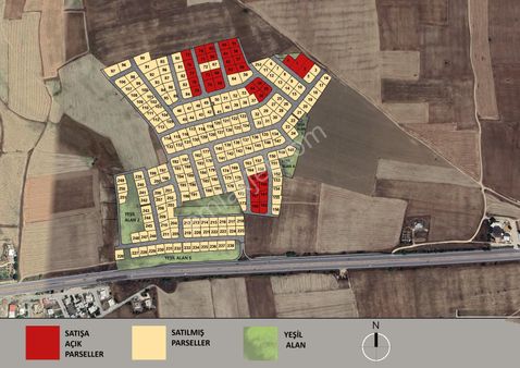 Kıbrıs Mağusa Korkuteli Bölgesinde Satılık Arsalar