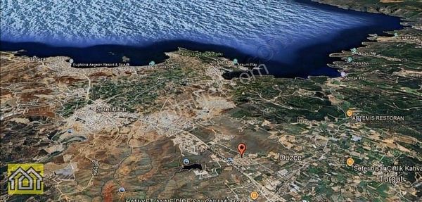 Seferihisar Düzce Mevkiinde Tam Müstakil Villa İmarlı Arsa