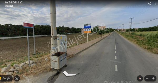 Silivri Gazitepede Satılık Tarla , 21,800 M2 Müstakil Yola Cephe Merkezde