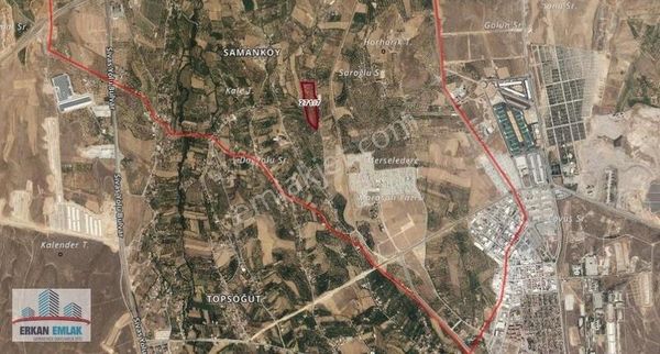 Erkan Emlaktan Samanköyde Satılık 12500 M2 Bahçe