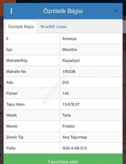 Baki Emlak'tan Kayadüzü'nde Satılık Tarla