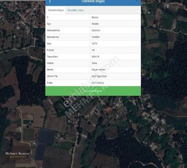 Mehmet Kurcan Gayrimenkul'den Demirci'de Satılık 231 M2
