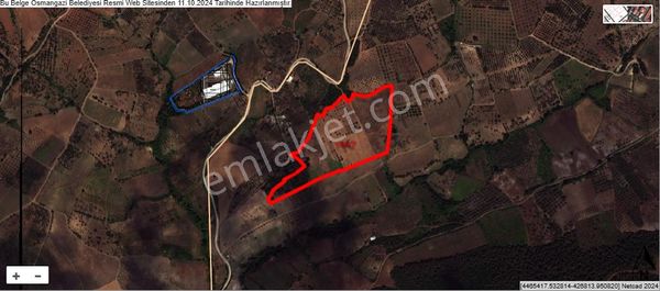 Bursa Osmangazi Avdancıkta Satılık Hisseli Tarla