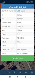 Karatay Sütçü Mah Satlik Komisyonsuz 6kata İmarlı 92.79 Cm2 Arsa