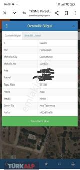 Denizli Cankurtaranada Villalik Arsa