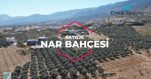 Emlak Reyonu Mut Işıklar Köyünde Nar Bahçesi Satıyor