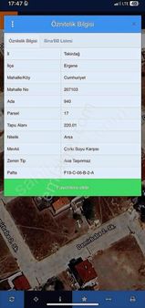 Ergene Devlet Hastanesine Yakın Uygun Fiyata İmarlı Arsa