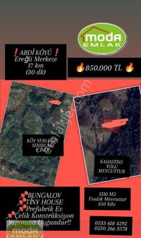 Kdz.ereğli Moda Emlaktan Abdi Köyü Satılık Fındıklık