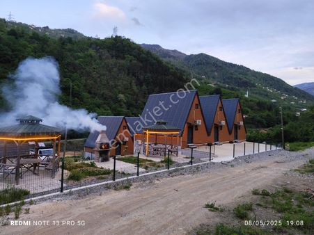 Trabzon Çaykara'da Doğa Manzaralı Satılık Bungalov Tesisi