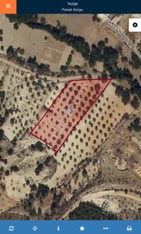 Uzaydan Lohan Cevizlide Satlık Arazi