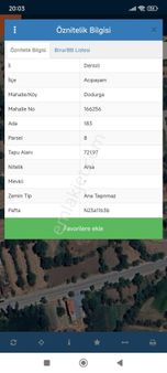 Denizli Acıpayam Dodurga Satılık Arsa