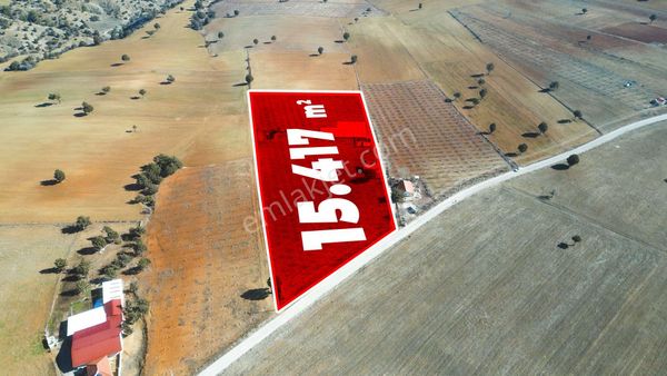 İçinde Evi Ahırı Toplam 650 Badem Ağacı Olan 15.000 M² Tarla