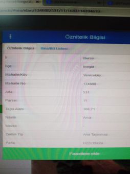 Bursa İnegöl Yeniceköy (3) Ada 531 (3) Parsel(10) (11)(12) 366m2 4 Kat Karşılığı Satılık Arsa