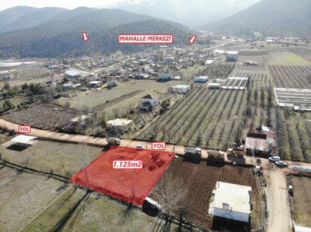 Elmalı Zümrütova Mahalle Merkezinde 1.125m2 Yatırımlık Kaçırılmaz Fırsat Satılık Arsa