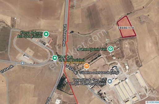 Konya Meram Gödene Çevreyola Yakın Acil Satılık Tarla