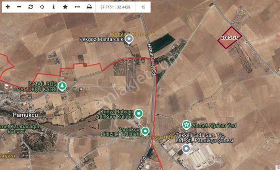 Konya Meram Gödene Çevreyola Yakın Acil Satılık Tarla