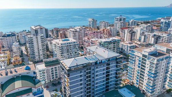 Antalya Alanya Full Eşyalı 2+1 110m2 Deniz Manzaralı Lüks Aktiviteli Kompleks