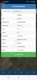 Fırsat !! Yola Cephe Tarla